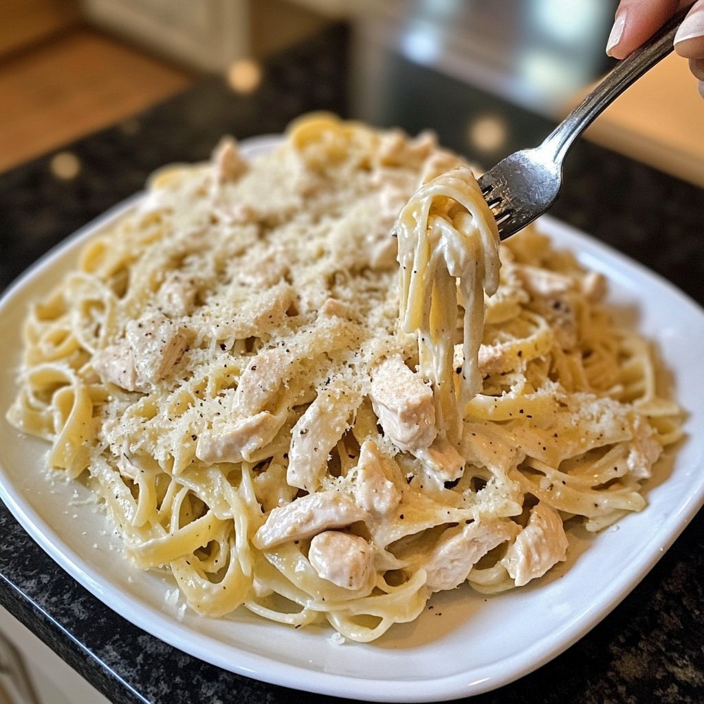 Creamy Garlic Parmesan Chicken Pasta