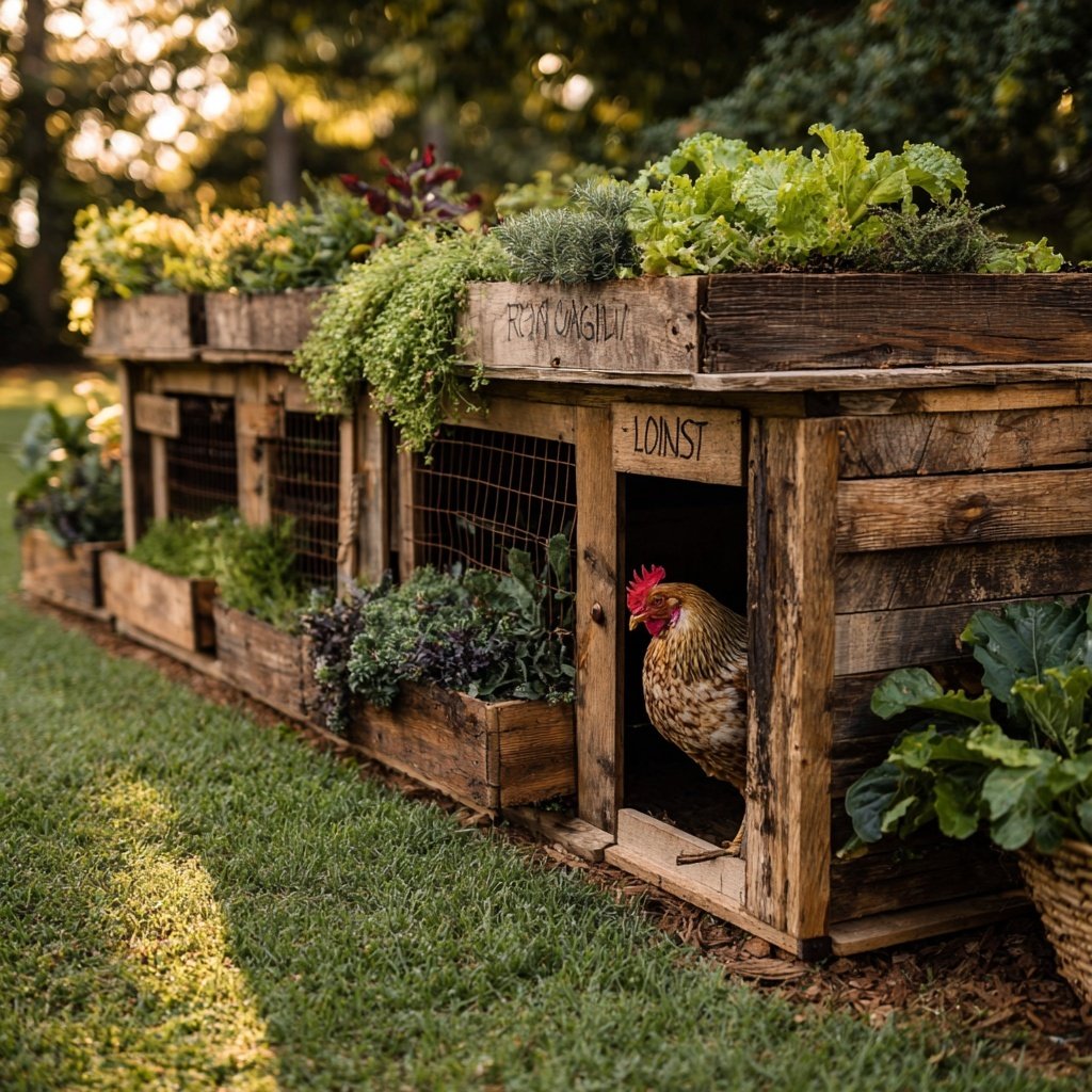 DIY Backyard Chicken Coop Run