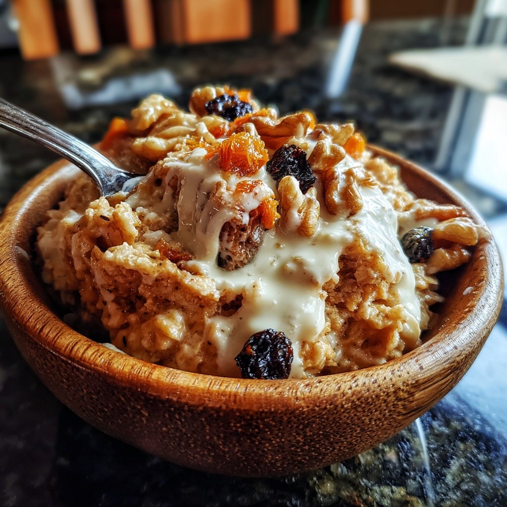 Carrot Cake Breakfast Oatmeal