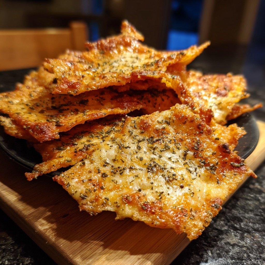 2 Ingredient Pizza Chips