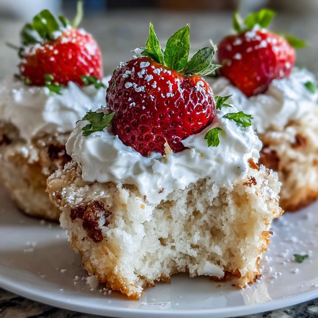 Strawberry Shortcake Cupcakes With Whipped Frosting