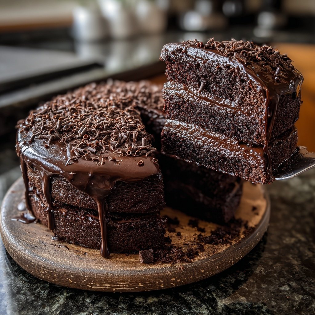 Moist Chocolate Layer Cake From Scratch