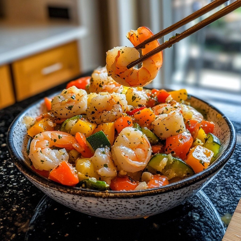 High Protein Shrimp Bowls