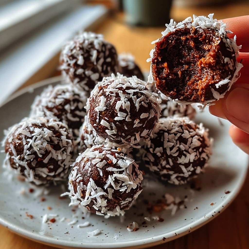 Chocolate Coconut Truffles